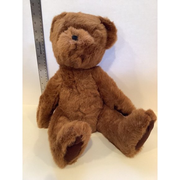 Walmart Plush Dark Brown Teddy Bear Stuffed Animal Soft Toy - Picture 2 of 10